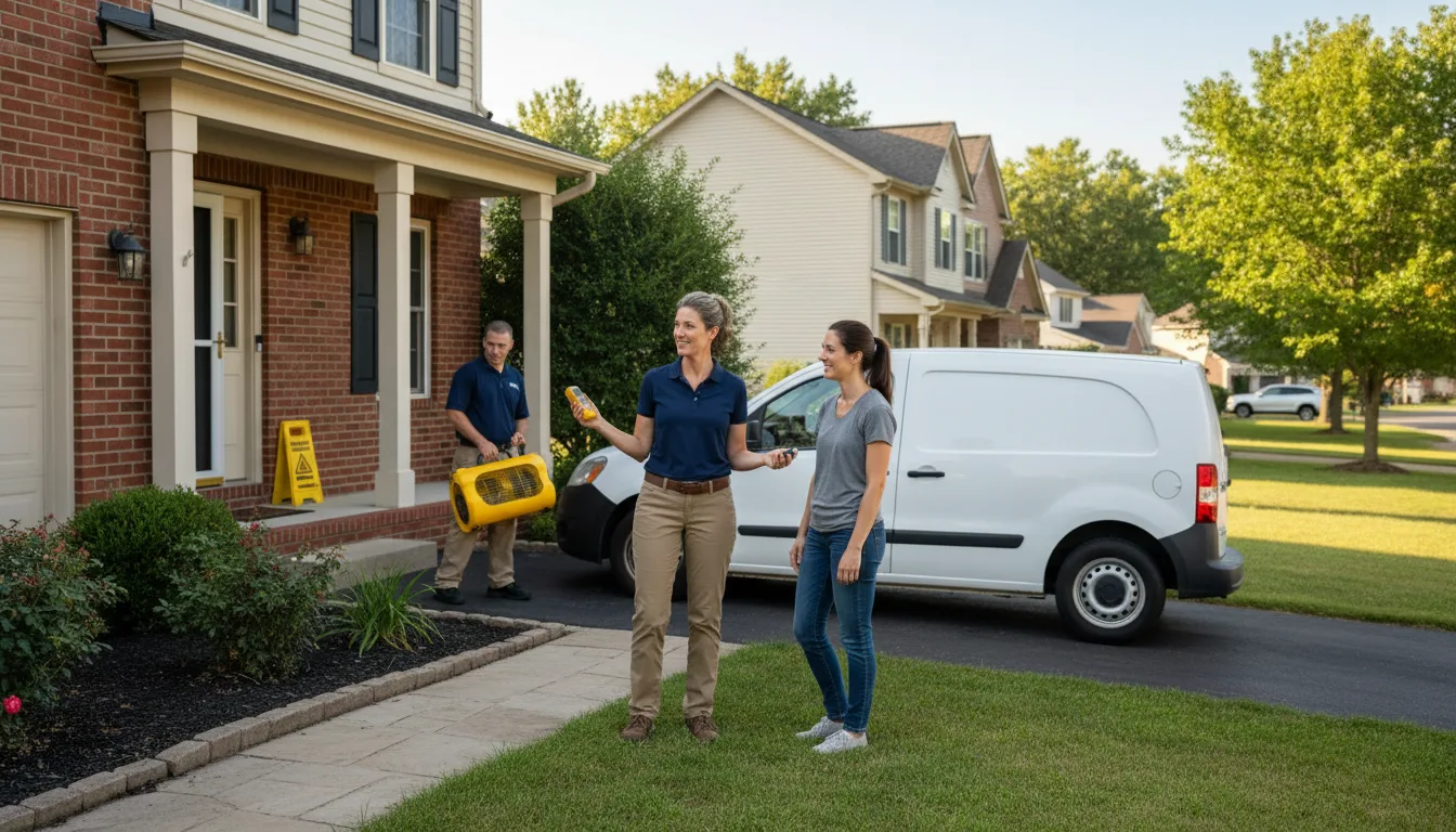 Water restoration image for Home Water Damage Repair in Floyds Knobs, IN